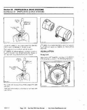 Bombardier SeaDoo 1990 factory shop manual, Page 151