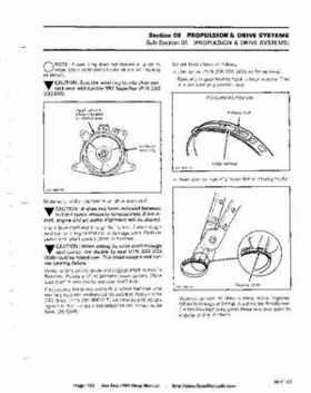 Bombardier SeaDoo 1990 factory shop manual, Page 152