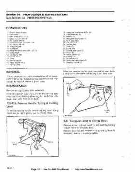 Bombardier SeaDoo 1990 factory shop manual, Page 155