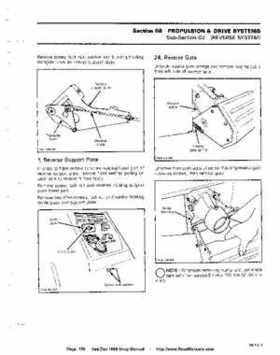 Bombardier SeaDoo 1990 factory shop manual, Page 156