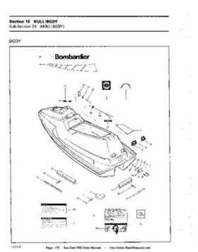 Bombardier SeaDoo 1990 factory shop manual, Page 170
