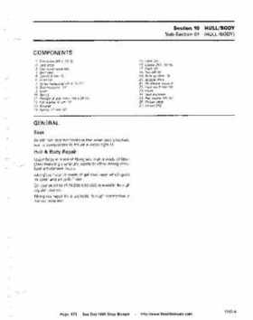 Bombardier SeaDoo 1990 factory shop manual, Page 173
