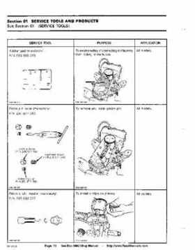 Bombardier SeaDoo 1992 factory shop manual, Page 10
