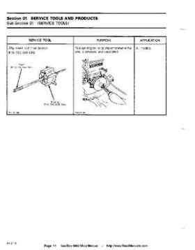 Bombardier SeaDoo 1992 factory shop manual, Page 14