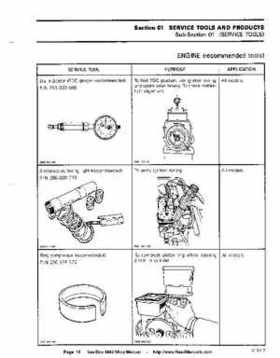 Bombardier SeaDoo 1992 factory shop manual, Page 15