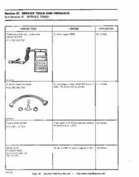 Bombardier SeaDoo 1992 factory shop manual, Page 16