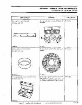 Bombardier SeaDoo 1992 factory shop manual, Page 17