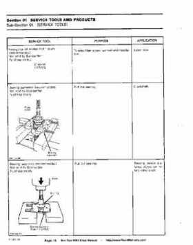 Bombardier SeaDoo 1992 factory shop manual, Page 18