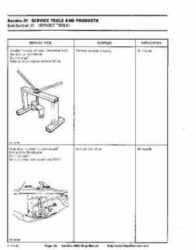 Bombardier SeaDoo 1992 factory shop manual, Page 28