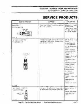Bombardier SeaDoo 1992 factory shop manual, Page 33