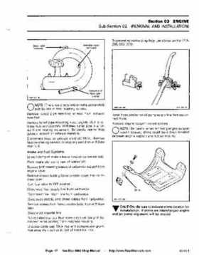 Bombardier SeaDoo 1992 factory shop manual, Page 47