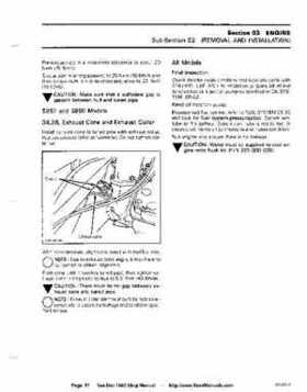 Bombardier SeaDoo 1992 factory shop manual, Page 51