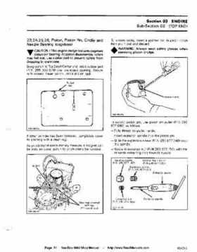 Bombardier SeaDoo 1992 factory shop manual, Page 54