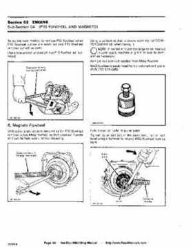 Bombardier SeaDoo 1992 factory shop manual, Page 66