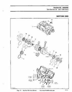 Bombardier SeaDoo 1992 factory shop manual, Page 70