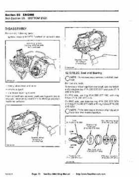 Bombardier SeaDoo 1992 factory shop manual, Page 73