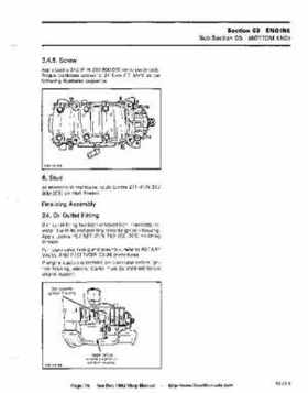 Bombardier SeaDoo 1992 factory shop manual, Page 78