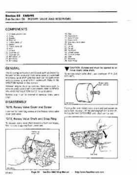 Bombardier SeaDoo 1992 factory shop manual, Page 82