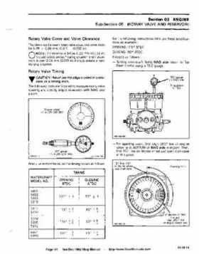 Bombardier SeaDoo 1992 factory shop manual, Page 91
