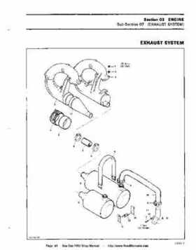 Bombardier SeaDoo 1992 factory shop manual, Page 93