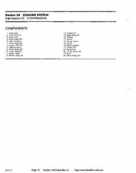 Bombardier SeaDoo 1992 factory shop manual, Page 97