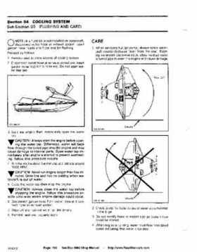 Bombardier SeaDoo 1992 factory shop manual, Page 100