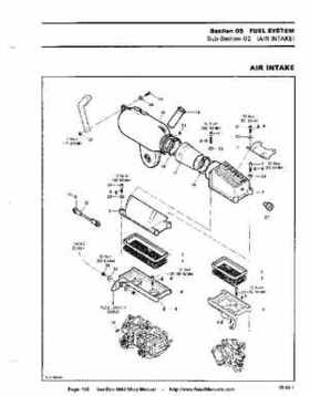 Bombardier SeaDoo 1992 factory shop manual, Page 105