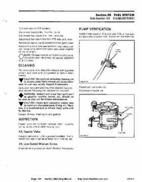 Bombardier SeaDoo 1992 factory shop manual, Page 109