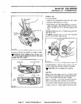 Bombardier SeaDoo 1992 factory shop manual, Page 111