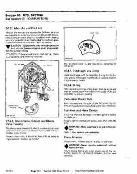 Bombardier SeaDoo 1992 factory shop manual, Page 112