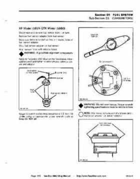Bombardier SeaDoo 1992 factory shop manual, Page 115