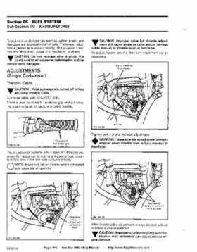 Bombardier SeaDoo 1992 factory shop manual, Page 116