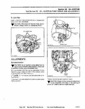 Bombardier SeaDoo 1992 factory shop manual, Page 126