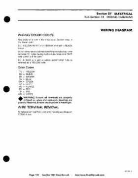 Bombardier SeaDoo 1992 factory shop manual, Page 130