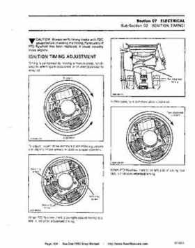 Bombardier SeaDoo 1992 factory shop manual, Page 134