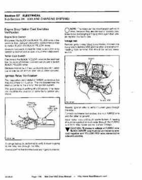 Bombardier SeaDoo 1992 factory shop manual, Page 158
