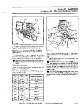 Bombardier SeaDoo 1992 factory shop manual, Page 159