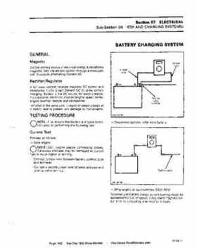 Bombardier SeaDoo 1992 factory shop manual, Page 163
