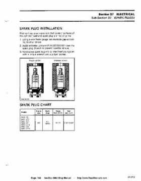 Bombardier SeaDoo 1992 factory shop manual, Page 168