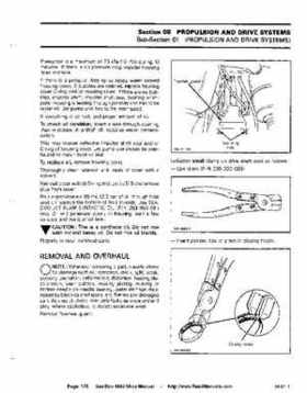 Bombardier SeaDoo 1992 factory shop manual, Page 175