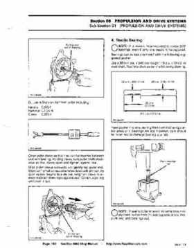 Bombardier SeaDoo 1992 factory shop manual, Page 183