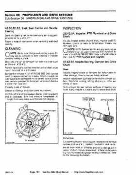 Bombardier SeaDoo 1992 factory shop manual, Page 184