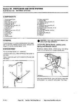 Bombardier SeaDoo 1992 factory shop manual, Page 200