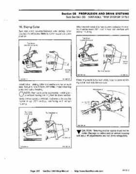 Bombardier SeaDoo 1992 factory shop manual, Page 209