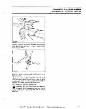 Bombardier SeaDoo 1992 factory shop manual, Page 217