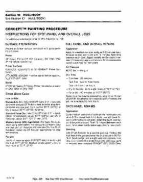 Bombardier SeaDoo 1992 factory shop manual, Page 228