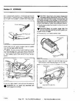 Bombardier SeaDoo 1992 factory shop manual, Page 232