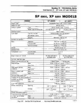 Bombardier SeaDoo 1992 factory shop manual, Page 237