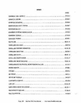 Bombardier SeaDoo 1992 factory shop manual, Page 254