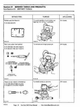 Bombardier SeaDoo 1993 factory shop manual, Page 10